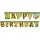 Betűfüzér 2,1m, Happy Birthday, Safari