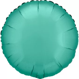 Egyszínű kerek lufi 18" 45cm Chrome zöld, Green, 