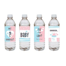 Üvegcímke babaváróra, 4db
