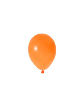 BALONEVI Latex lufi, 5", 13cm, 100db/cs, Pastel Orange, Narancssárga