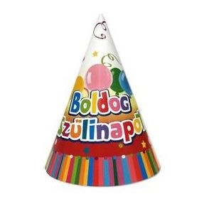 Csákó Boldog Születésnapot! 6db, 30601