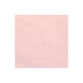 Szalvéta 33x33cm egyszínű 20db, Rózsaszín