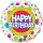 Szülinapi fólia lufi 18" 45cm Happy Birthday