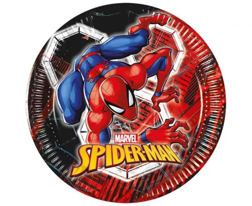 Papírtányér 20cm 8db Spiderman, Pókember
