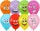 BALONEVI lufi, 12" 30cm, 9db/cs, Arcok, Face