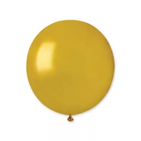 Gömb lufi 19" (48cm-es) léggömb, Arany