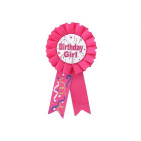 Szalagos kitűző, Birthday Girl