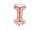 Betű lufi 14" 35cm rosegold fólia betű, I betű, levegővel tölthető