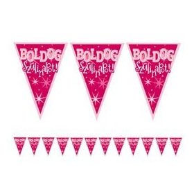 Boldog szülinapot! zászlófüzér 5m, 38232