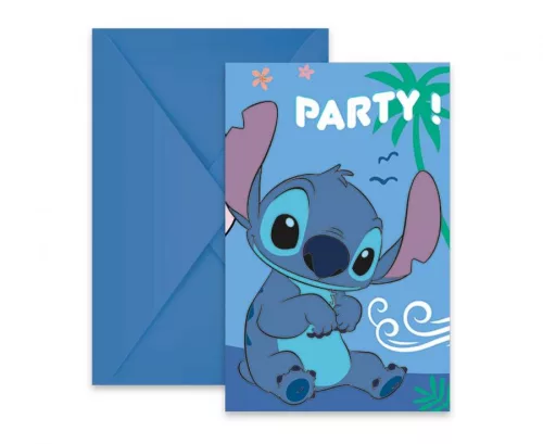Meghívó, Stitch 6db