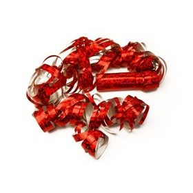 Szerpentin 3,8m Hologramm piros