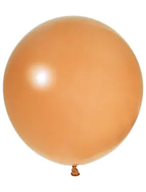 BALONEVI Latex lufi 24" 60cm, 3db/cs, Pastel Caramel, Karamell
