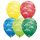 Szülinapi latex lufi 11" 28cm 6db Boldog születésnapot!, special színek, 48008sprp