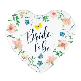 Lufi 18" (45 cm) szív, lánybúcsúra, Bride to Be
