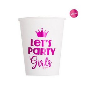   Papírpohár lánybúcsúra, Let's party, 250ml, 8db gi63997