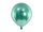 Latex lufi 5" (13cm-es) chrome, Glossy színek -  50db/csomag, zöld