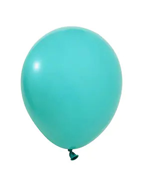 BALONEVI Latex lufi, 12" 30cm, 100db/cs, , Pastel Turquoise Blue, Türkiz