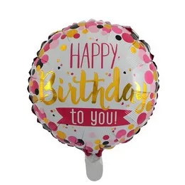 Szülinapi lufi 18" 45cm Happy Birthday