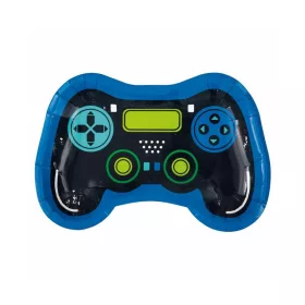 Papírtányér 23cm 8db Gamer