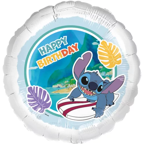 Lufi 18" 45cm Stitch, Happy Birthday