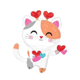 Óriás fólia lufi 32"  81cm boci, tehén, cow, 16455, héliummal töltve