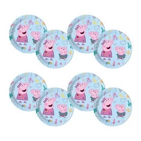 Papírtányér 23cm 8db Peppa
