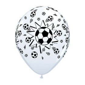 Mintás latex lufi 11" 28cm 6db foci, 18062