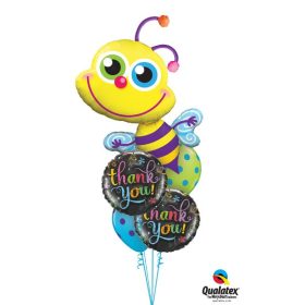   Héliumos luficsokor bármely alkalomra, thank you, köszönöm, méhecske, bee - INGYENES KISZÁLLÍTÁSSAL