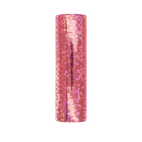 Szerpentin 3,8m Hologramm rózsaszín