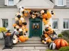 Álló lufi, 75 inch 190 cm Halloween, óriás madárijesztő, csak levegővel tölthető