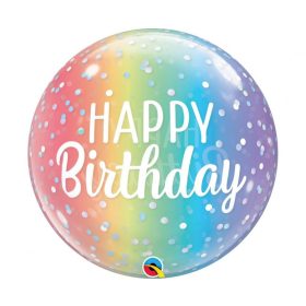 Szülinapi Bubbles lufi 22" 56cm   Happy Birthday