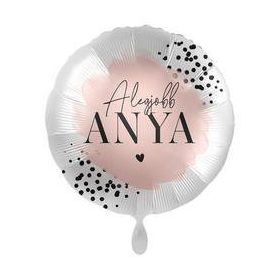 Anyák napi lufi 17" 43cm Legjobb Anya, mpr-70013