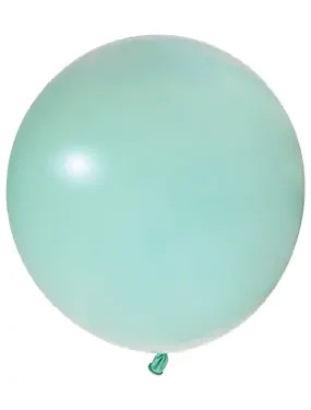 BALONEVI Latex lufi 24" 60cm, 3db/cs, Pastel Sea Green, Tengerzöld