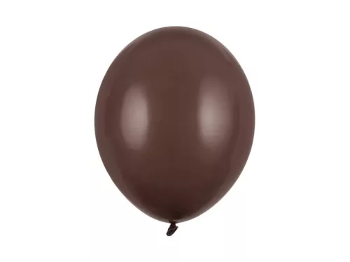 Léggömb 11" (28cm-es), kakaóbarna lufi
