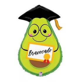 Ballagási óriás lufi 25" 63cm Bravocado