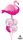 Héliumos luficsokor szülinapra, flamingo, flamingó, Happy Birthday - INGYENES KISZÁLLÍTÁSSAL