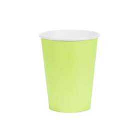 Papírpohár 2,5dl 6db Világoszöld, Lime