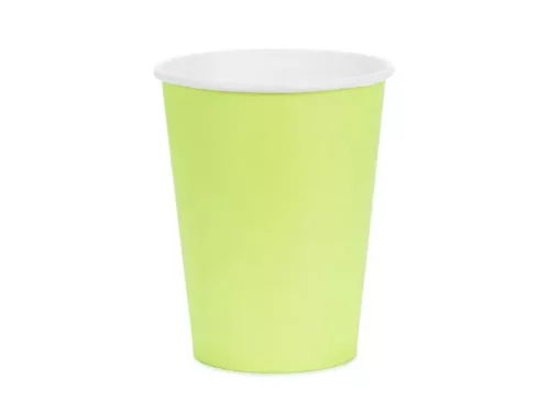 Papírpohár 2,5dl 6db Világoszöld, Lime