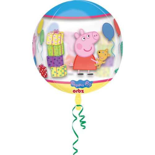 Fólia gömb lufi 16" 40cm Orbz, Peppa Malac