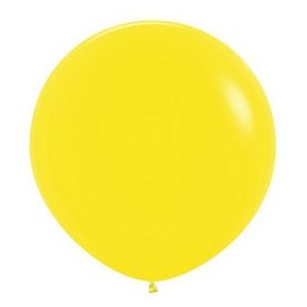 36" 91cm latex léggömb Sárga