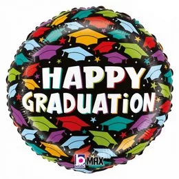 Ballagási lufi 18" 45cm Happy Graduation