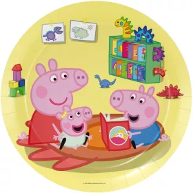 Papírtányér 23cm 8db Peppa