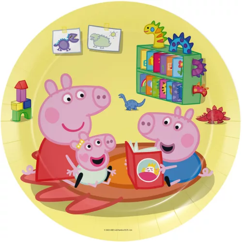 Papírtányér 23cm 8db Peppa