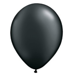 Lufi Qualatex 5" (13cm-es) gyöngyház (pearl) színek -  100db/csomag - gyöngyház fekete, pearl onyx black 43579