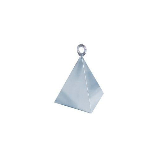 Léggömbsúly, nehezék 110g piramis forma, ezüst színben, 14420