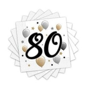 Szalvéta 33x33cm 80-as számmal, 20db, Elegáns