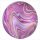 Fólia gömb lufi 16" 40cm Orbz, Marble lila, n4139501, héliummal töltve