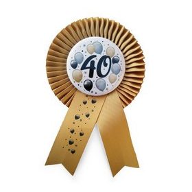 Szalagos számos kitűző, 40-es, elegáns, 24978