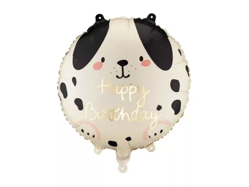 Szülinapi lufi 18" 45cm Happy Birthday, Kutya