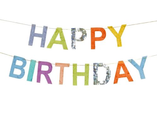 Betűfüzér, Happy Birthday, 2,2m